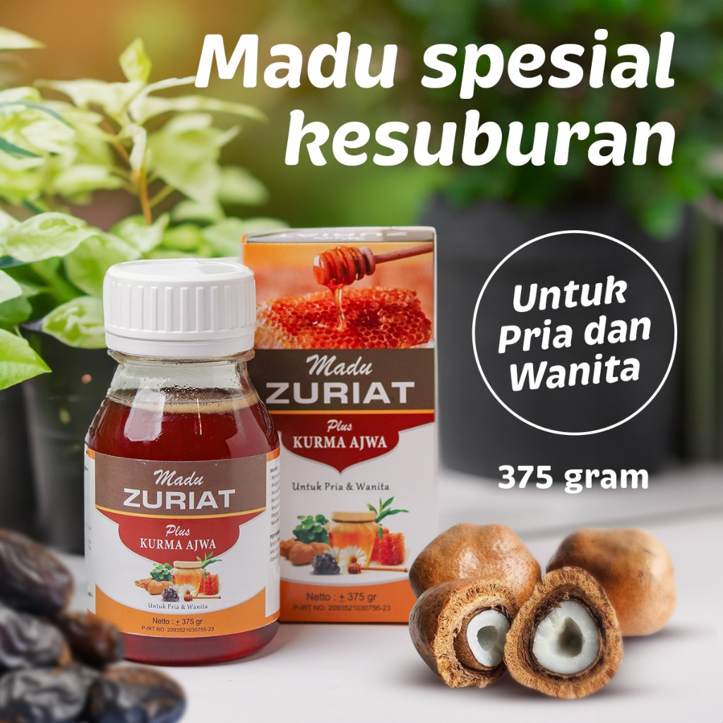 

Madu Promil Zuriat Plus Kurma Ajwa Program Hamil Pria dan Wanita Agar Capat Hamil