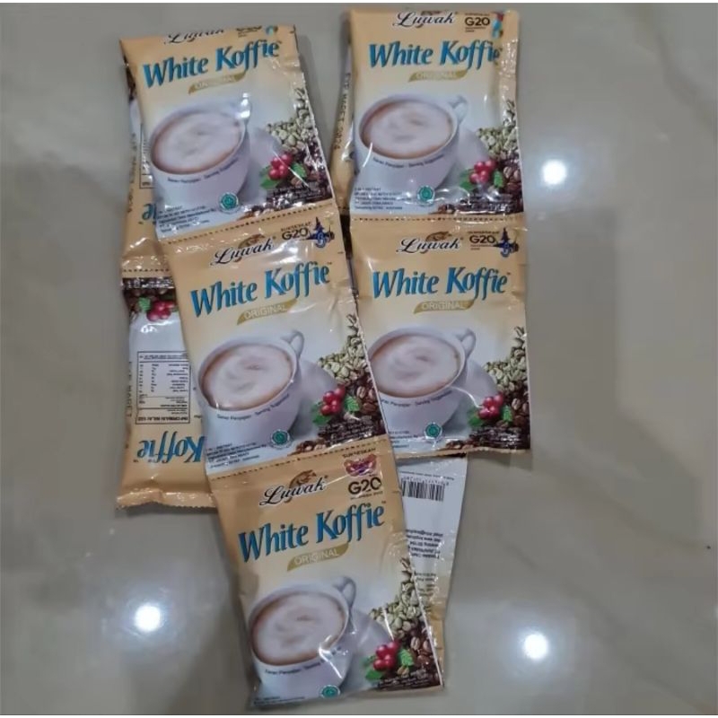 

kopi luwak white coffee original RENCENG isi 10 Sachet
