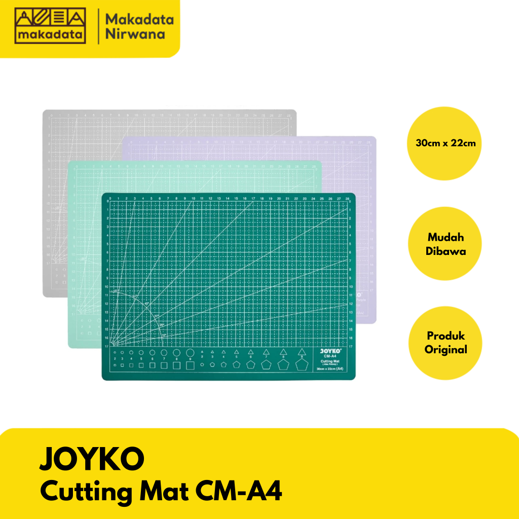 

JOYKO CUTTING MAT/ALAS PEMOTONG CM-A4 (1 PCS)