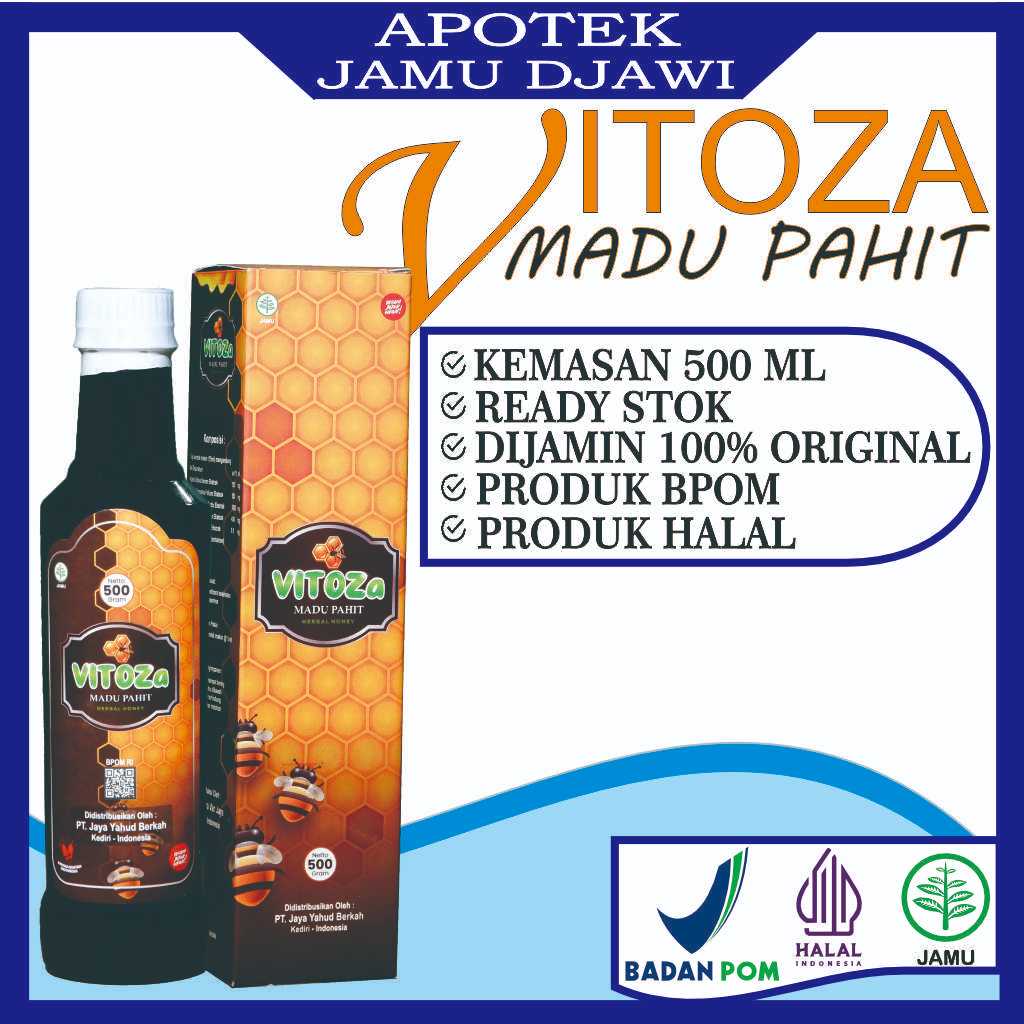 

VITOZa Madu Pahit 500ml - Membantu Mengurangi Diabetes, AsamUrat, Kolesterol