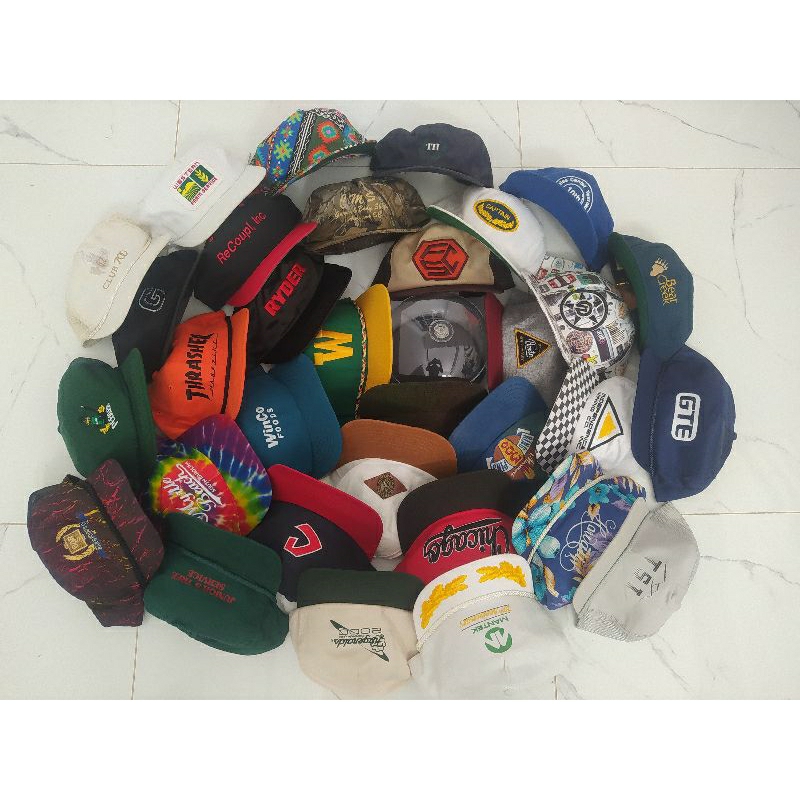 topi ropehat topi bertali warna putih topi golfer