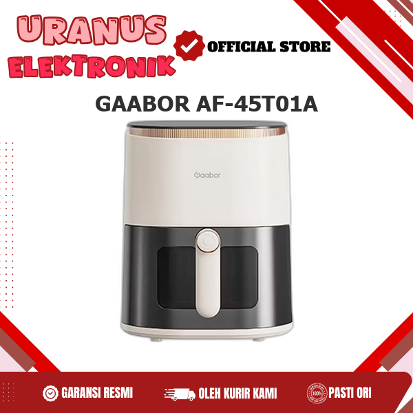 Gaabor AF-45T01A Air Fryer 4.5L Digital Touch Screen Anti Lengket