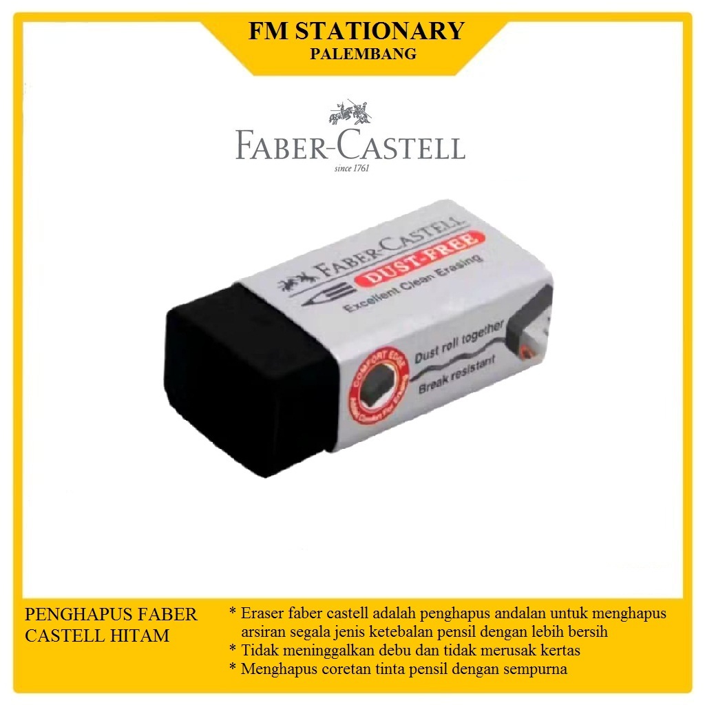 

Penghapus faber castell hitam