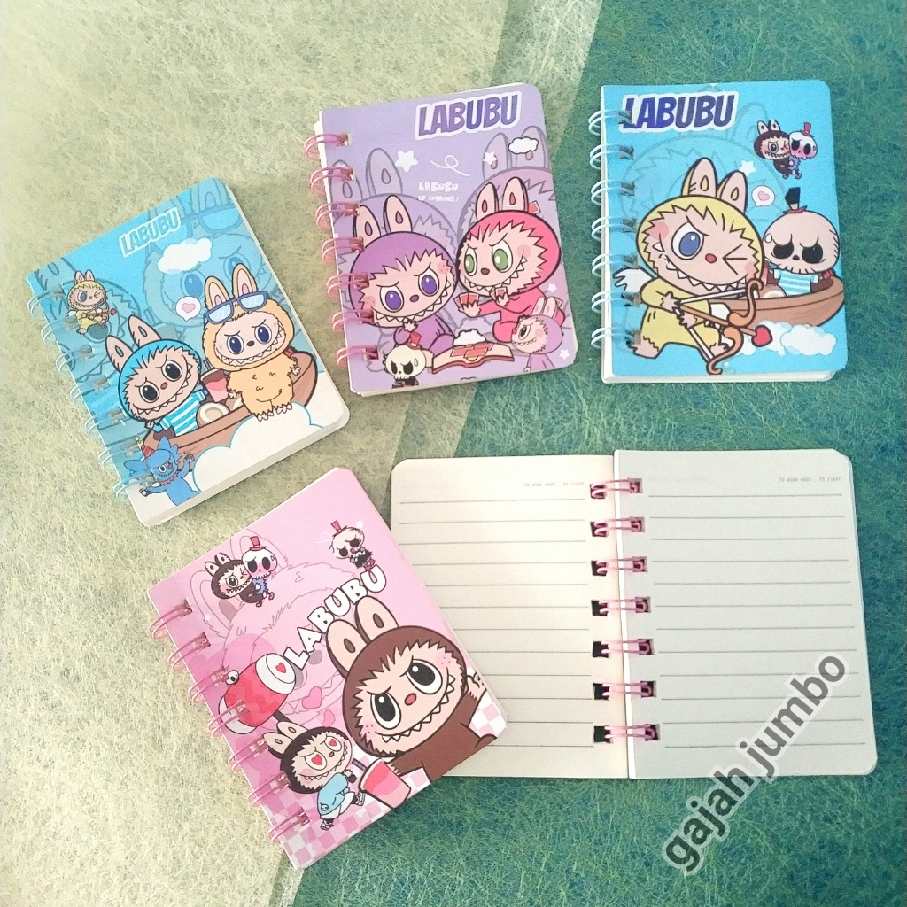 Buku Agenda  Notes Mini Saku A7 Diary Harian Kecil To Do List Karakter