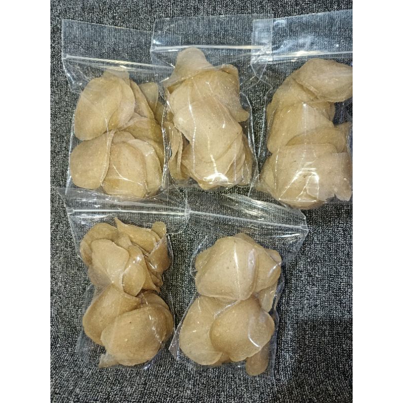 

KERUPUK/KEMPLANG ikan asli pulau Pongok, Bangka Selatan