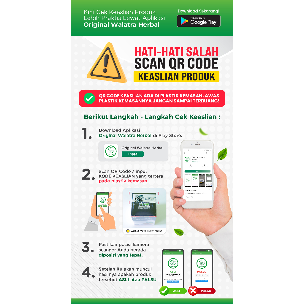 

Brosur Cek Keaslian Extra Packing Tambahan untuk Semua Produk [Belum Termasuk Produk]