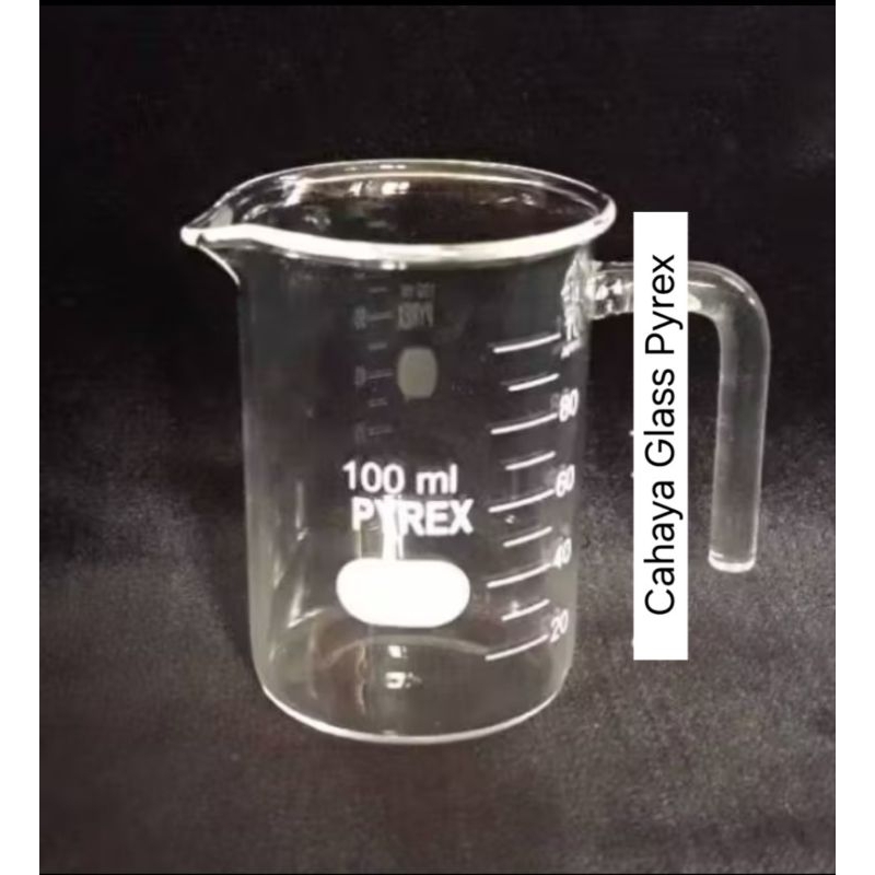 Beaker Glass With Handle 100ml Pyrex