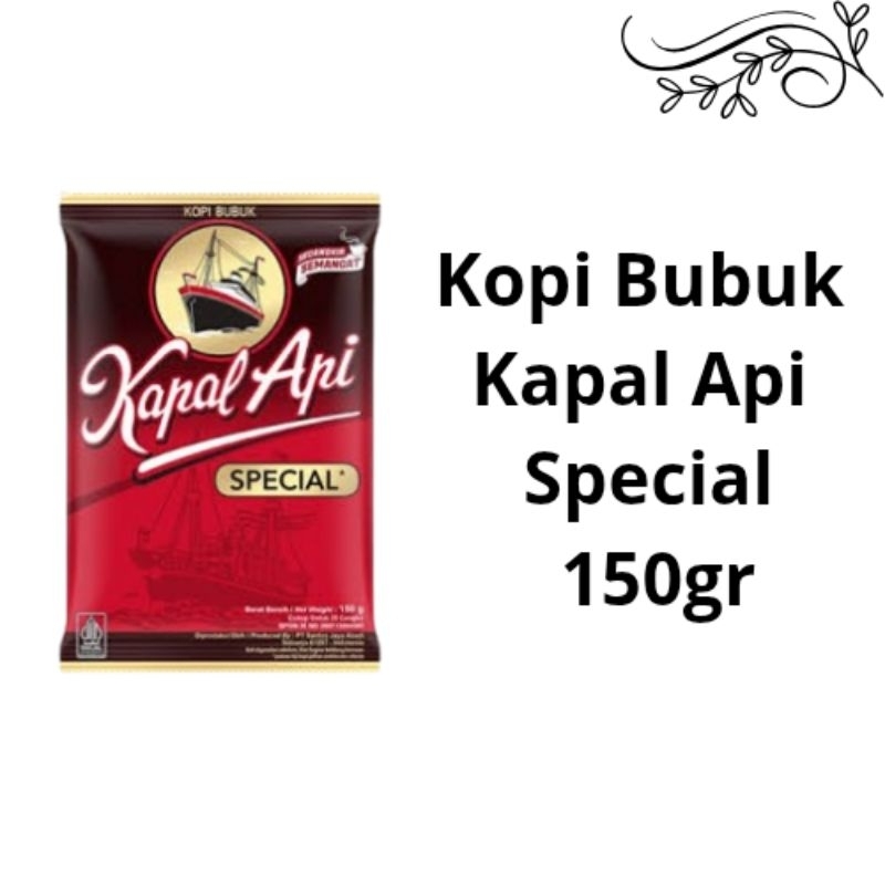 

Kopi Bubuk Kapal Api Special 150gr