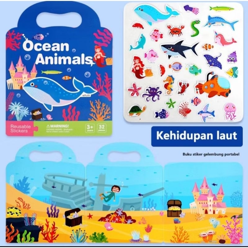 Buku Stiker reusable (baru)