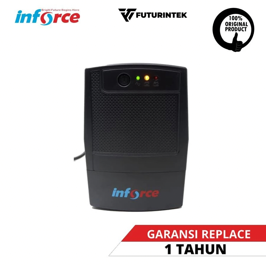 INFORCE UPS IF 650NA 300W Backup Daya Stabilizer Komputer PC TV Modem