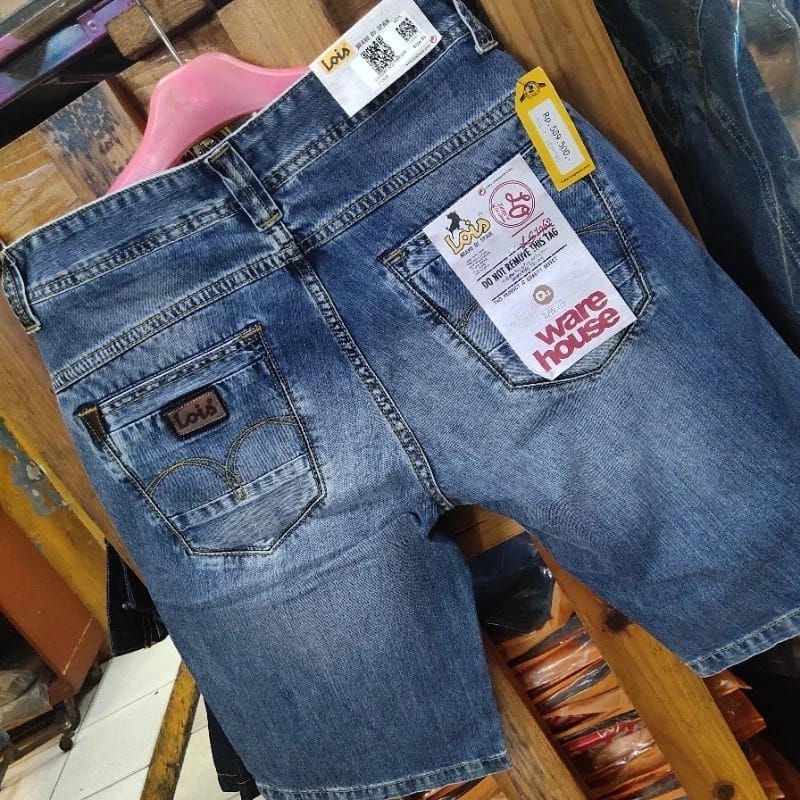 Celana Jeans Pendek Lois Pria Original Celana Pendek Pria terlaris Jeans Lois Original