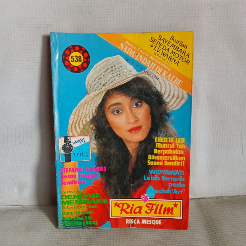 MAJALAH Ria Film No. 538 COVER RISCA MESQUE