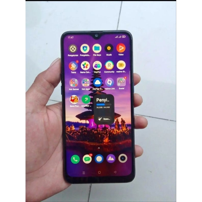 Lcd realme 3 pro copotan original