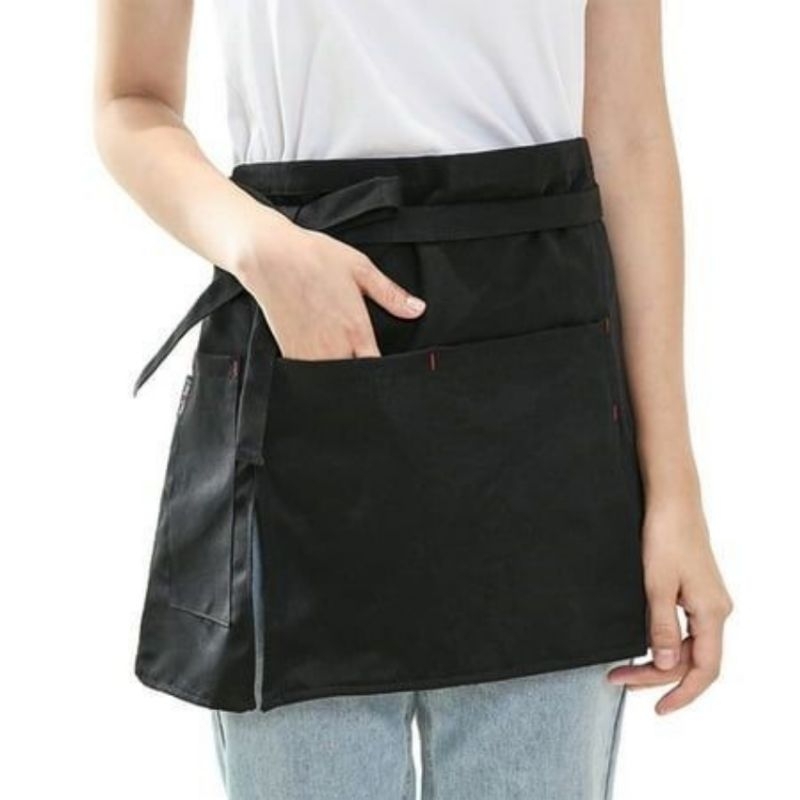 Apron Waiters Celemek setangah badan Celemek apron waiters
