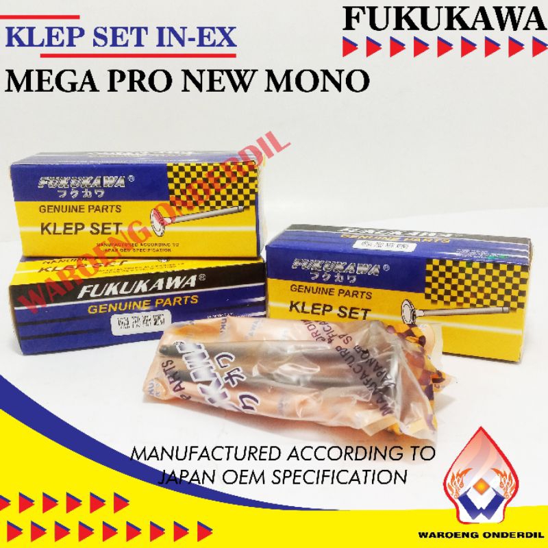 KLEP SET MEGAPRO NEW MONO TIGER FUKUKAWA