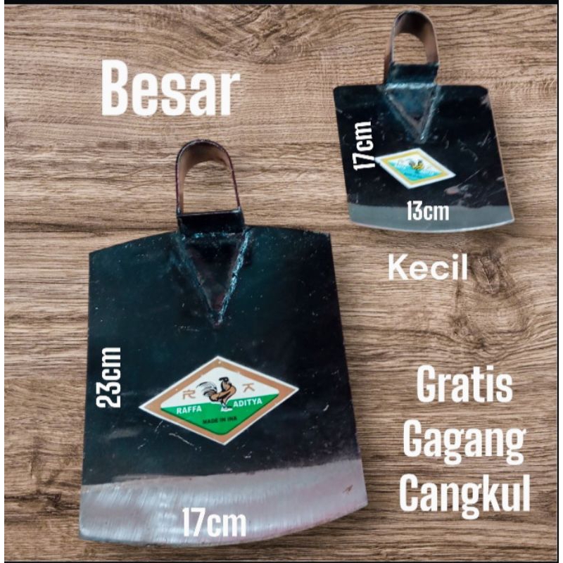 Cangkul sawah jago gratis gagang kayu