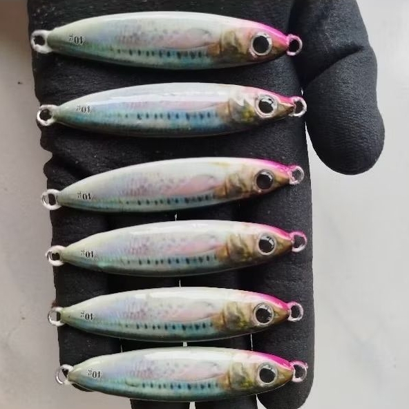 Metal jig 3D decal full gid 60 gram | metal gid 60 gram