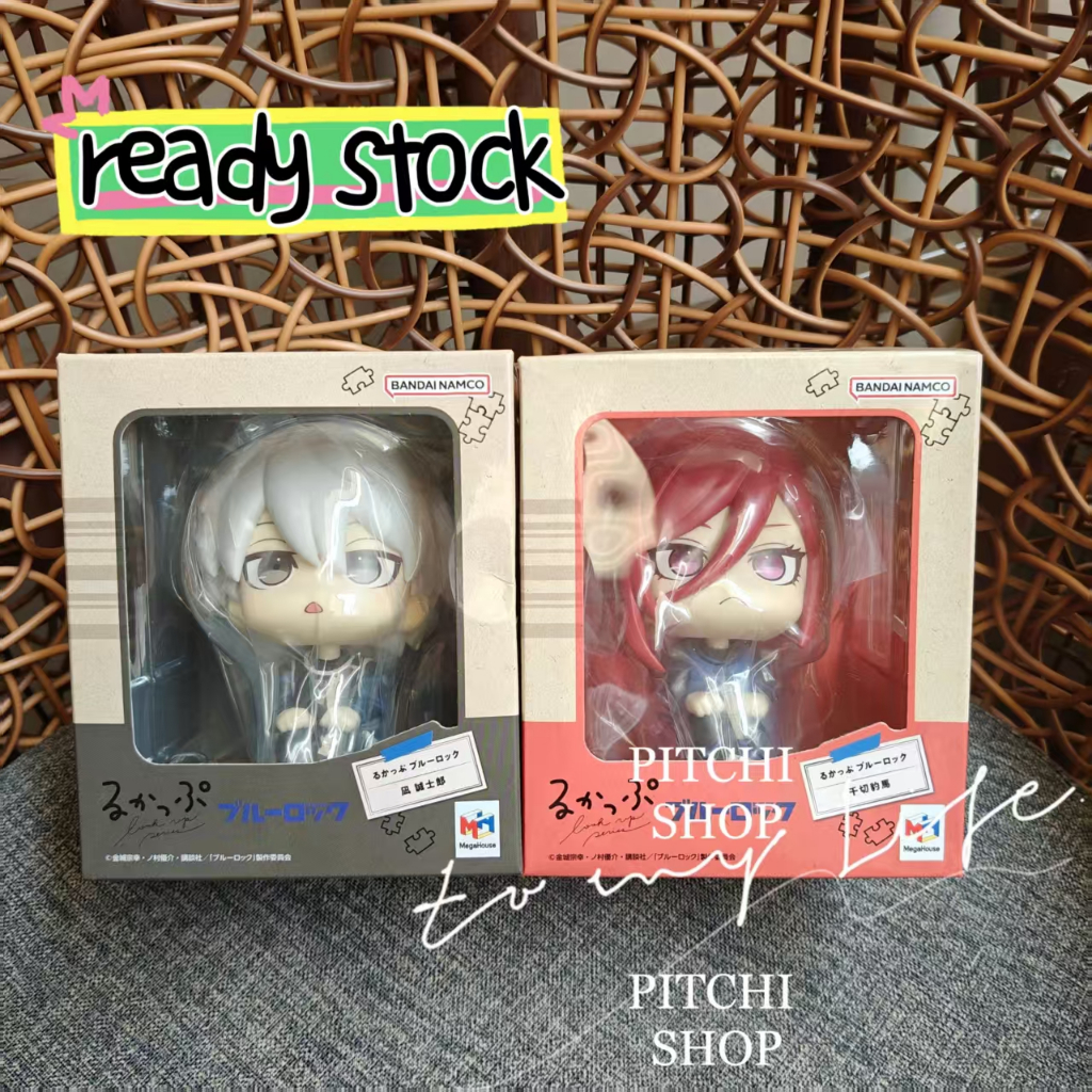 [READY STOCK] Lookup Figure Blue Lock Nagi Seishiro and Hyoma Chigiri Official Mega House Rukappu