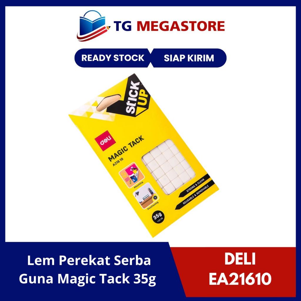 

Lem Perekat Deli Serba Guna Magic Tack 35g Kecil - EA21610