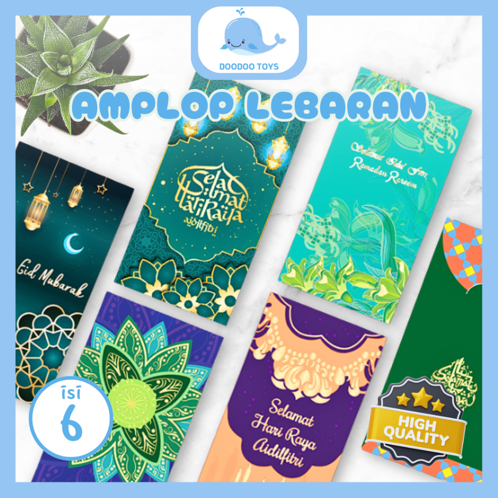 

Doodoo Amplop THR Lebaran Idul Fitri Bahan Tebal Berkualitas Premium Panjang Jumbo Motif Masjid