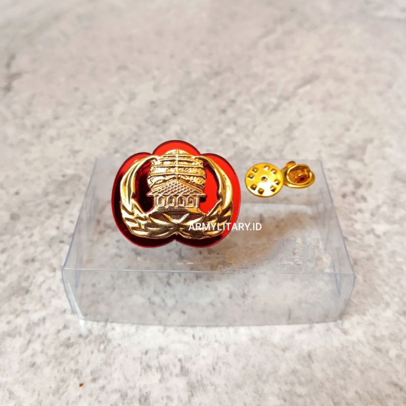 PIN KORPRI MIROR KANCING PAKU