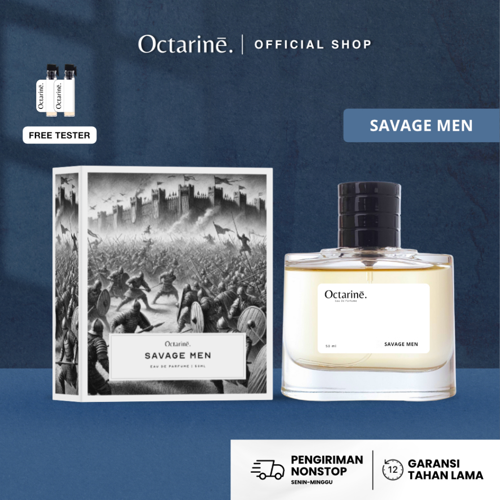 Octarine - Savage Men Parfum Pria Aroma Citrus Fresh Woody