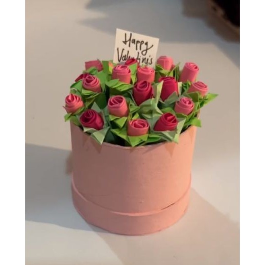 Custom Mini Buket Flowers Box Premium
