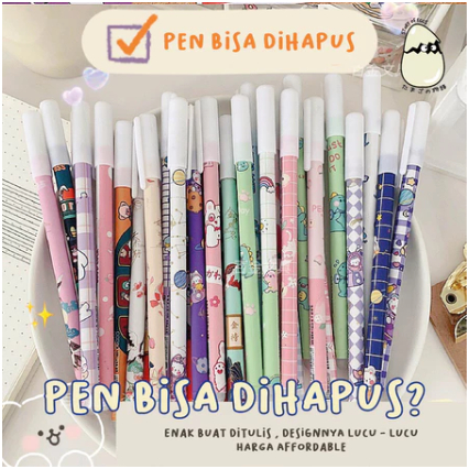 

House Station - Pulpen Bisa Hapus / Bolpoin Gel Erasable / Pen Motif Karakter Lucu / Pulpen Gel Tinta Bisa Dihapus / Bolpoin Gel Bisa Dihapus / Pen Gel Hapus