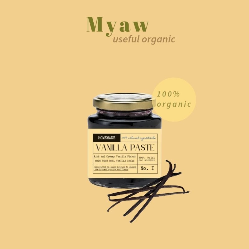 

VANILLA PASTA/VANILLA/HALAL(NON ALCOHOL)/VANILLA PREMIUM ISI 50GRAM