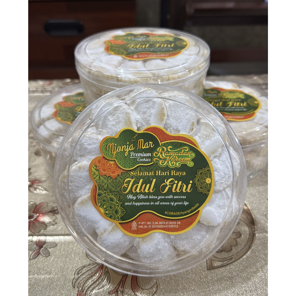

Njonja Mar - Kue Putri Salju Premium - Halal 100% - Kue Kering Lebaran Premium Series Hampers