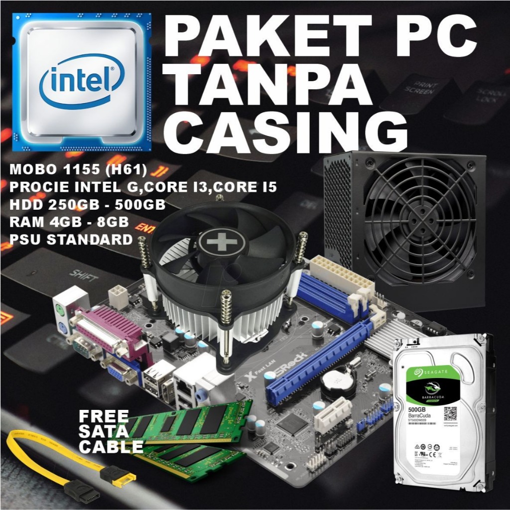PAKET 1155 TANPA CASING MURAH GAN
