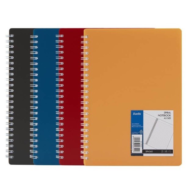 

SPIRAL NOTEBOOK A5 BANTEX SPA560