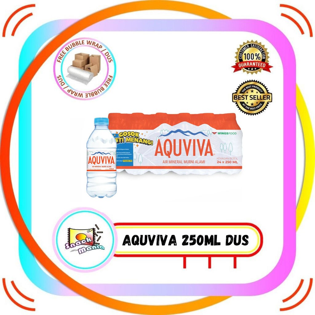 

AQUVIVA Air Mineral Murni Alami 24 pcs x 250 ml DUS