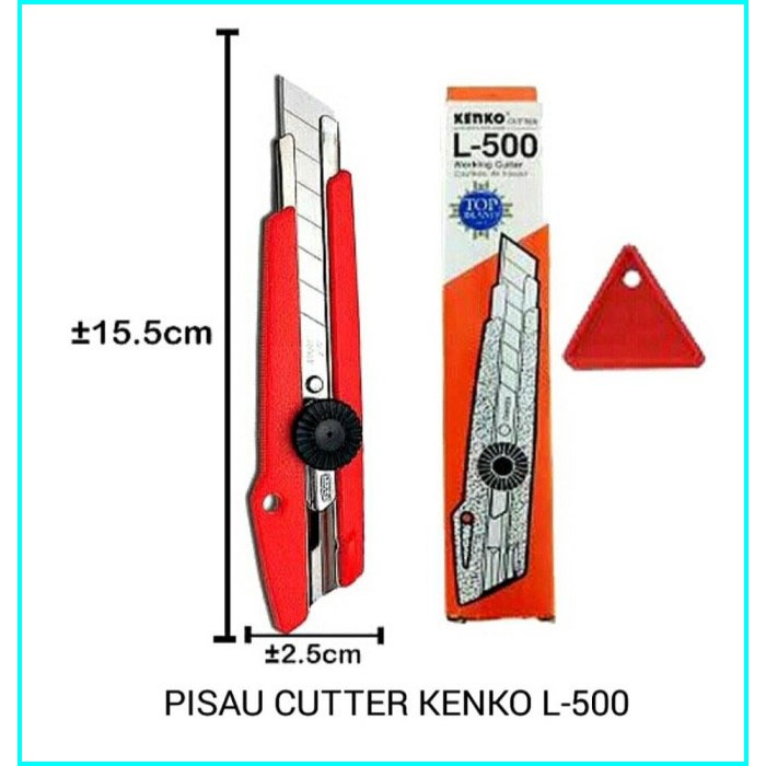 

(1 PCS) Cutter Besar Pisau L500 Kenko