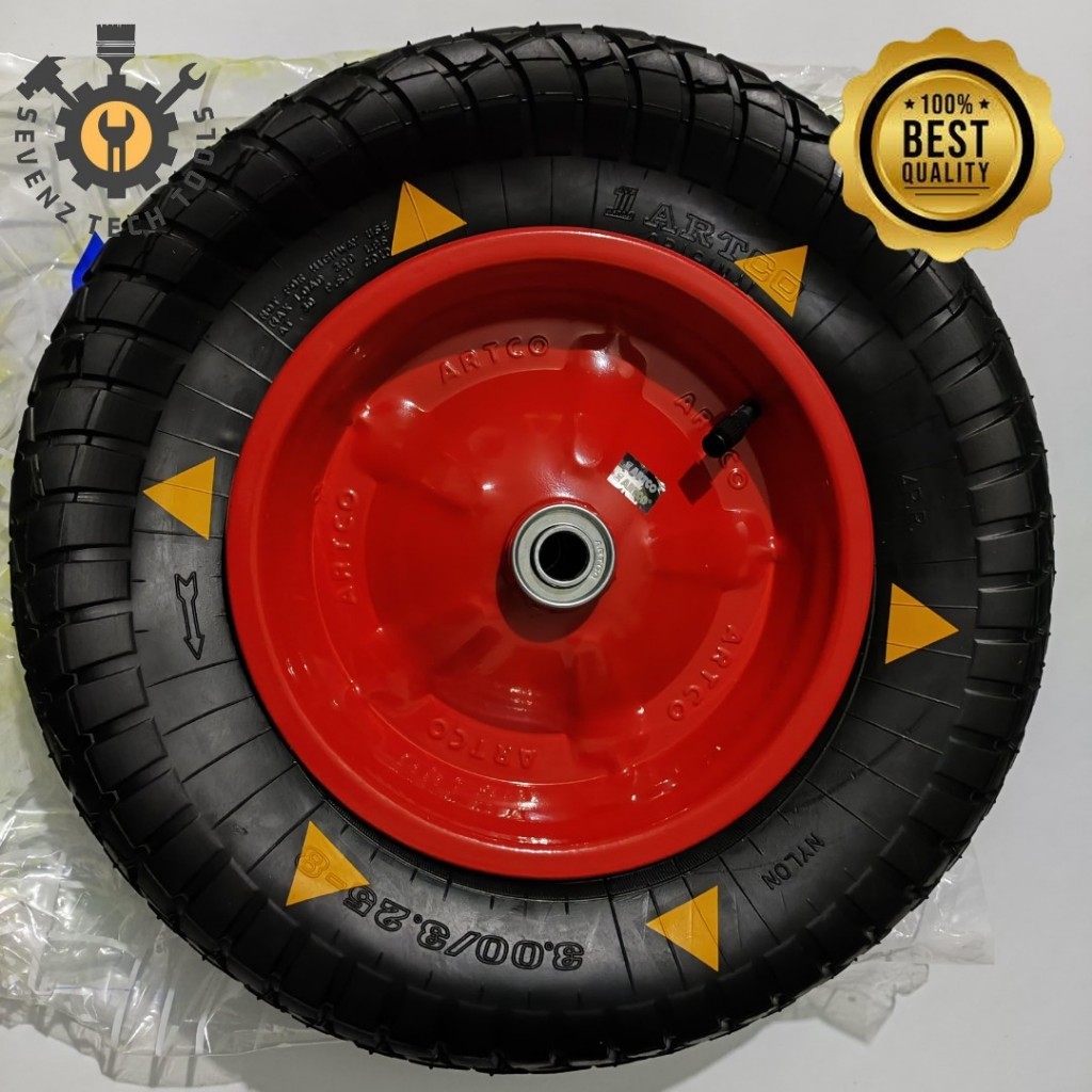 ARTCO BAN KERETA SORONG KOMPLIT(LUAR+DALAM+LAHAR+VELG) BAN ANGKONG/GEROBAK KOMPLIT