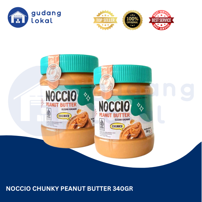 

Noccio Chunky Peanut Butter 340gr