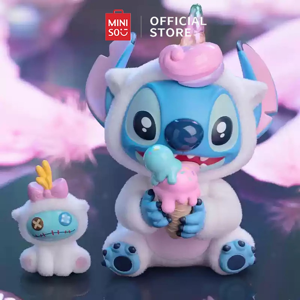 Miniso X Disney Stitch's Wacky Diary 2.0 Series Figures Flocking Blind Box
