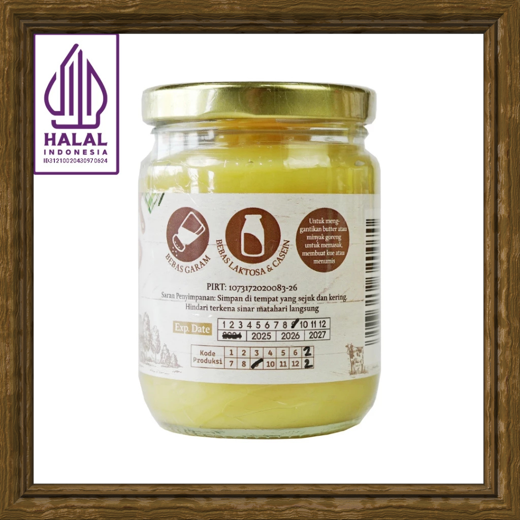 

Ghee ( Grass Fed Ghee Clarified Butter) 200 gr