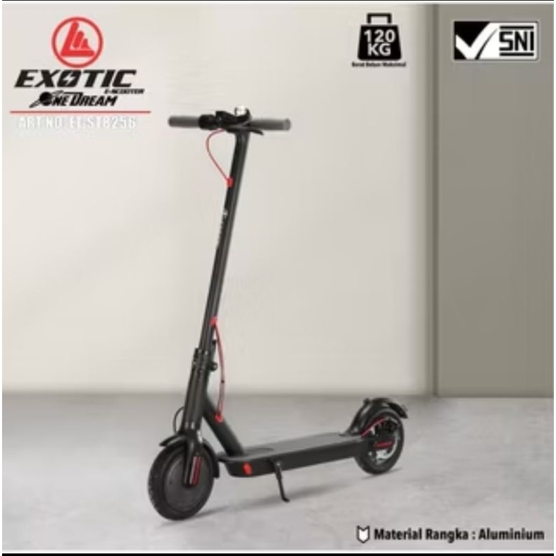 Electric Scooter Skuter listrik Exotic ST 8256, Ban 8.5Inci frame alloy