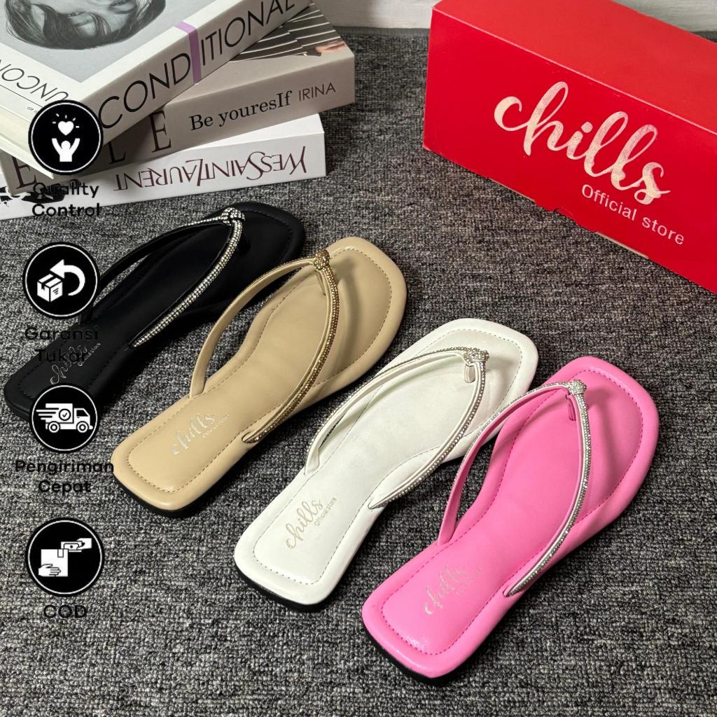 CHILLS I SANDAL WANITA CHILLS ZAIRA TERBARU TERLARIS VIRAL