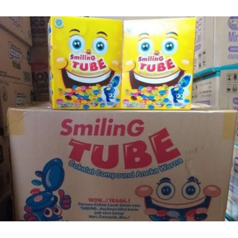 

SMILING TUBE COKELAT ANEKA WARNA 1 BOX ISI 20 PCS