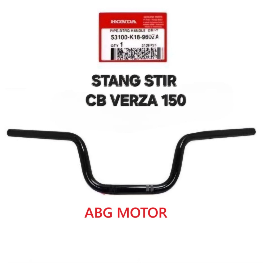 STANG STIR CB VERZA 150 CB150 VERZA ORIGINAL 53100-K18-960ZA