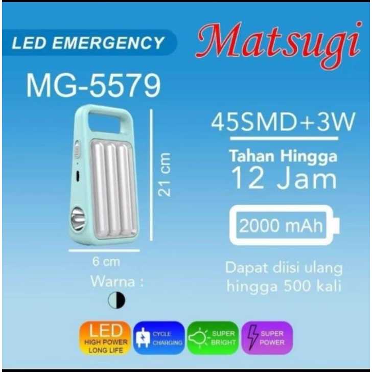 Matsugi Lampu LED Emergency | MG-5579