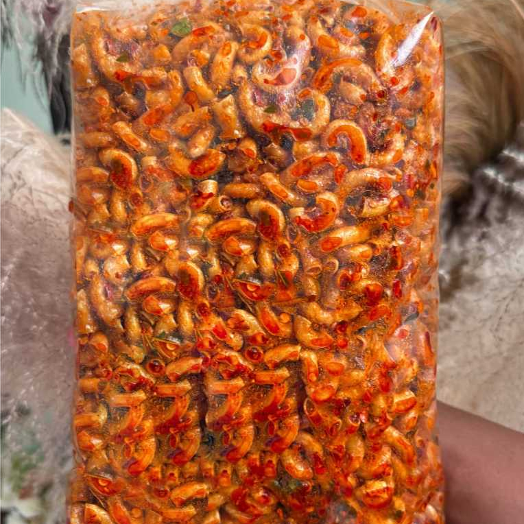 

RK01 MAKARONI BUMBU CIKRUH PEDAS MELIMPAH 1KG
