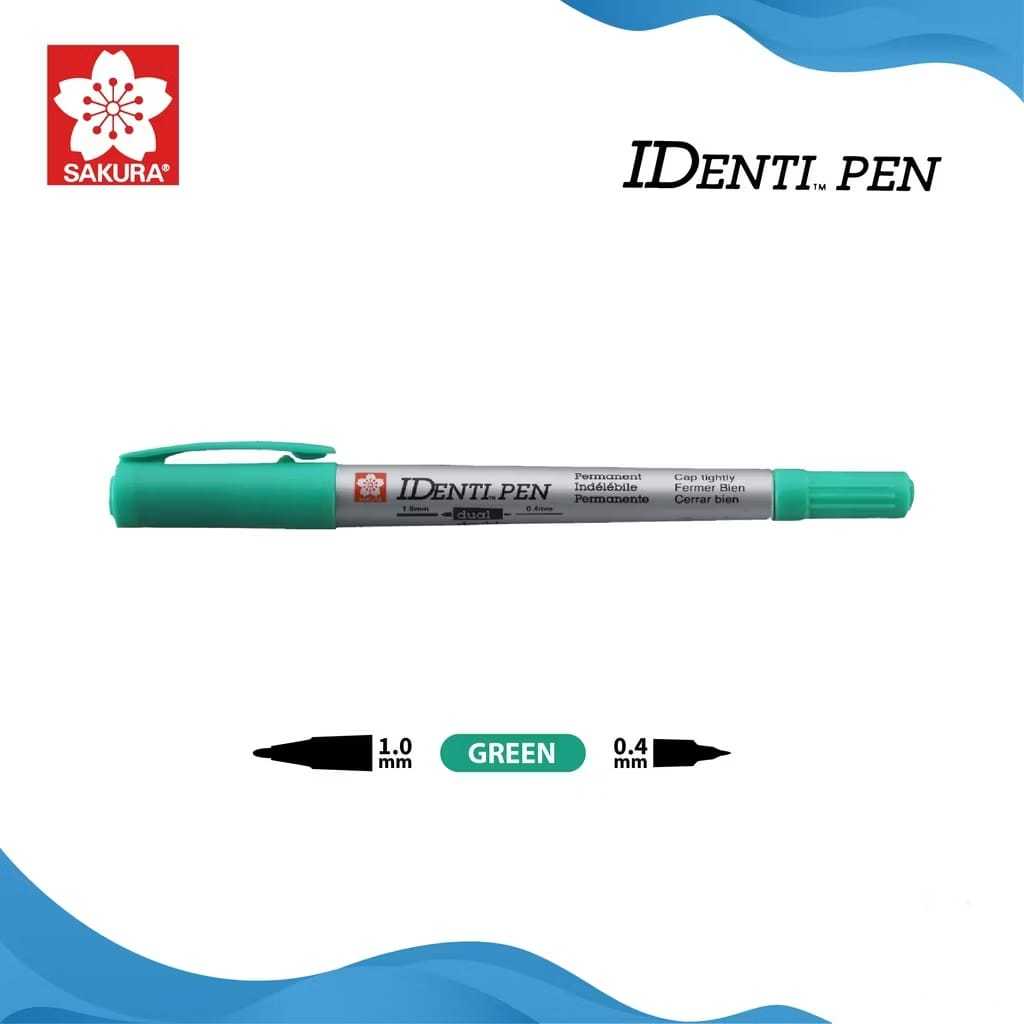

Gramedia Tunjungan : Sakura Identi Pen Dual Point Green