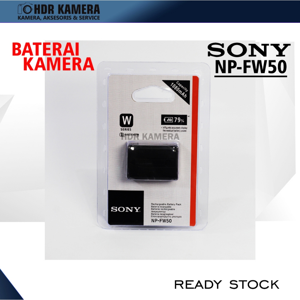 Baterai Sony NP-FW50 for Sony Alpha a5000 Sony Alpha a5100 Sony Alpha a6000 Sony Alpha a6300 Sony Al