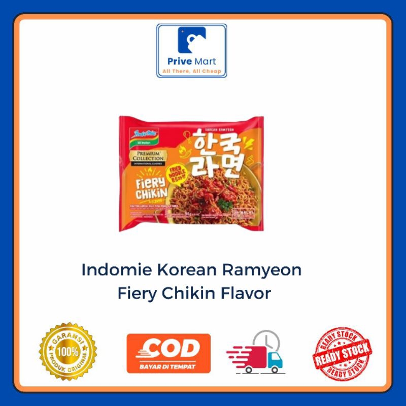 

Indomie Ramyeon Goreng Rasa Ayam Pedas Ala Korea 94g Prive Mart