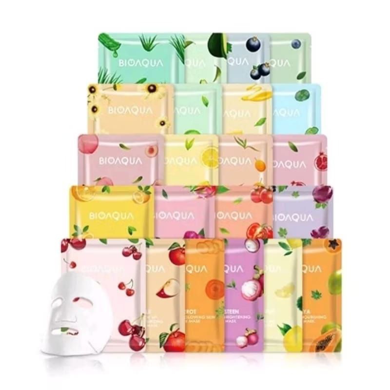 BIOAQUA Masker Bioaqua Sheet Mask Bioaqua Masker Essence Sheet Mask Bioaqua Flower Masker Wajah BPOM