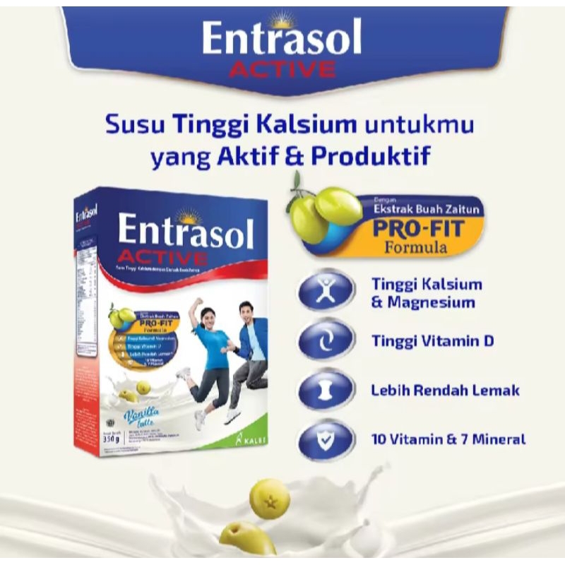 

Entrasol Active Vanilla Latte 150g - Entrasol Twinpack Active Vanilla Latte 150g