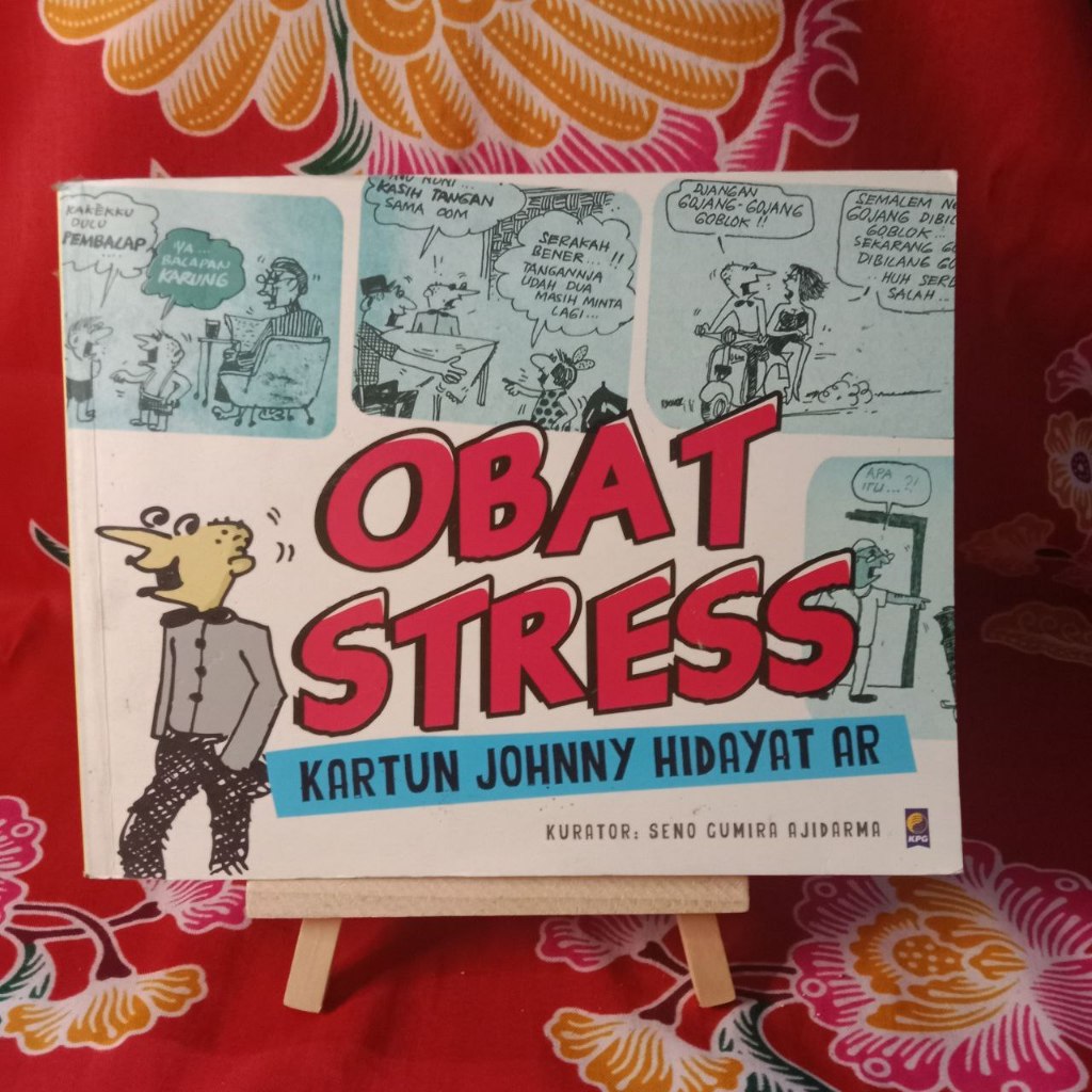 Jual Buku Obat Stress: Kartun Johny Hidayat AR